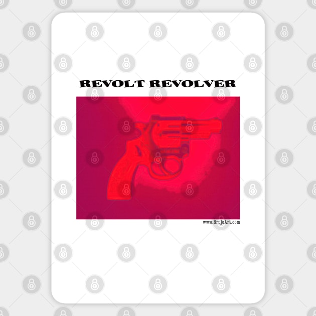 REVOLT REVOLVER Sticker by Danny Germansen